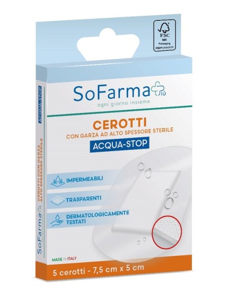 CEROTTO ACQUA 7,5X5 SOFARMAPIU